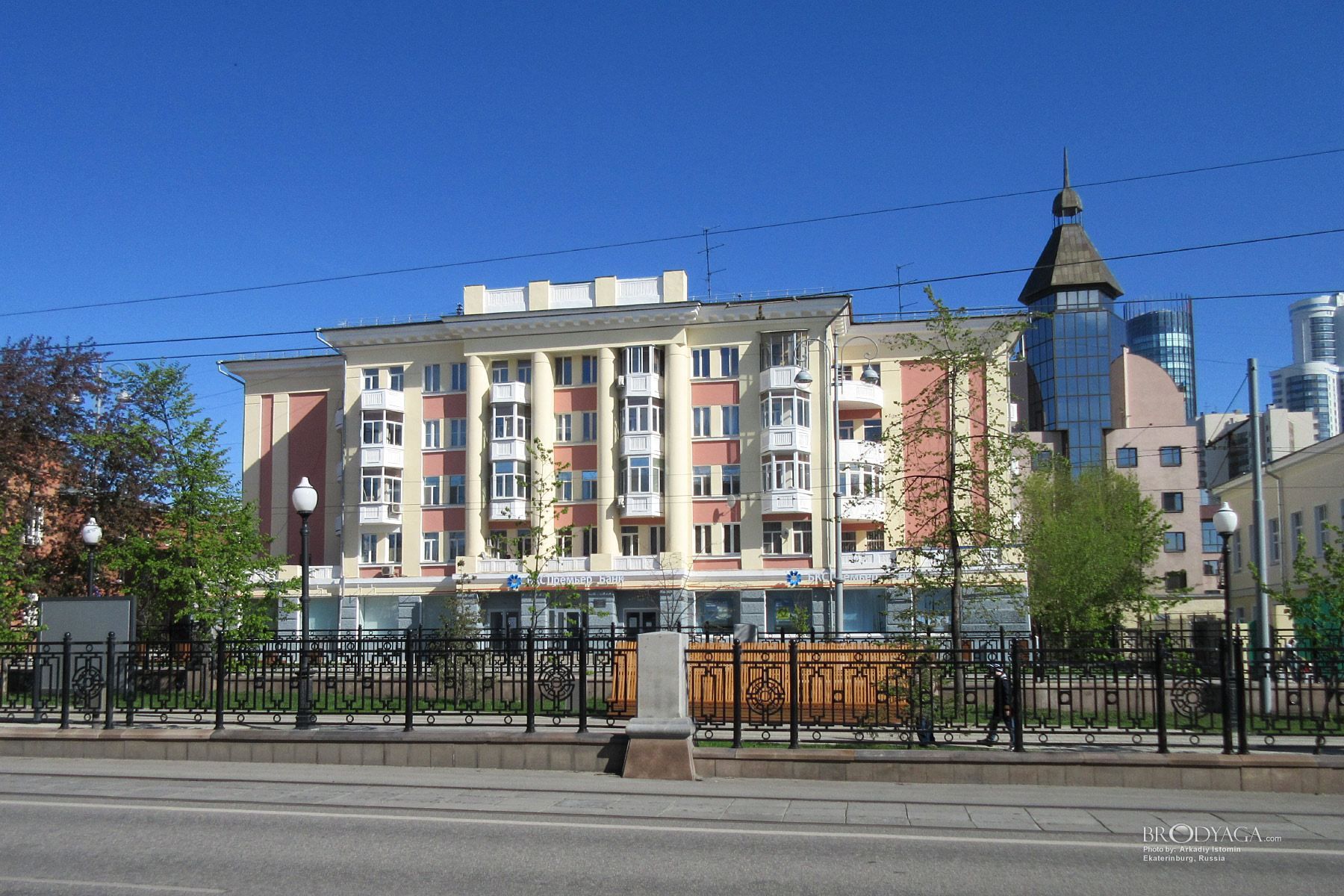 Бывший сад Алексеевского реального училища, Ленина 13а, Екатеринбург (Ekaterinburg)